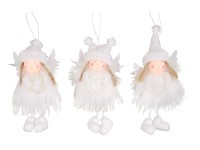 Anjel záves strapatá sukienka 120 mm biely